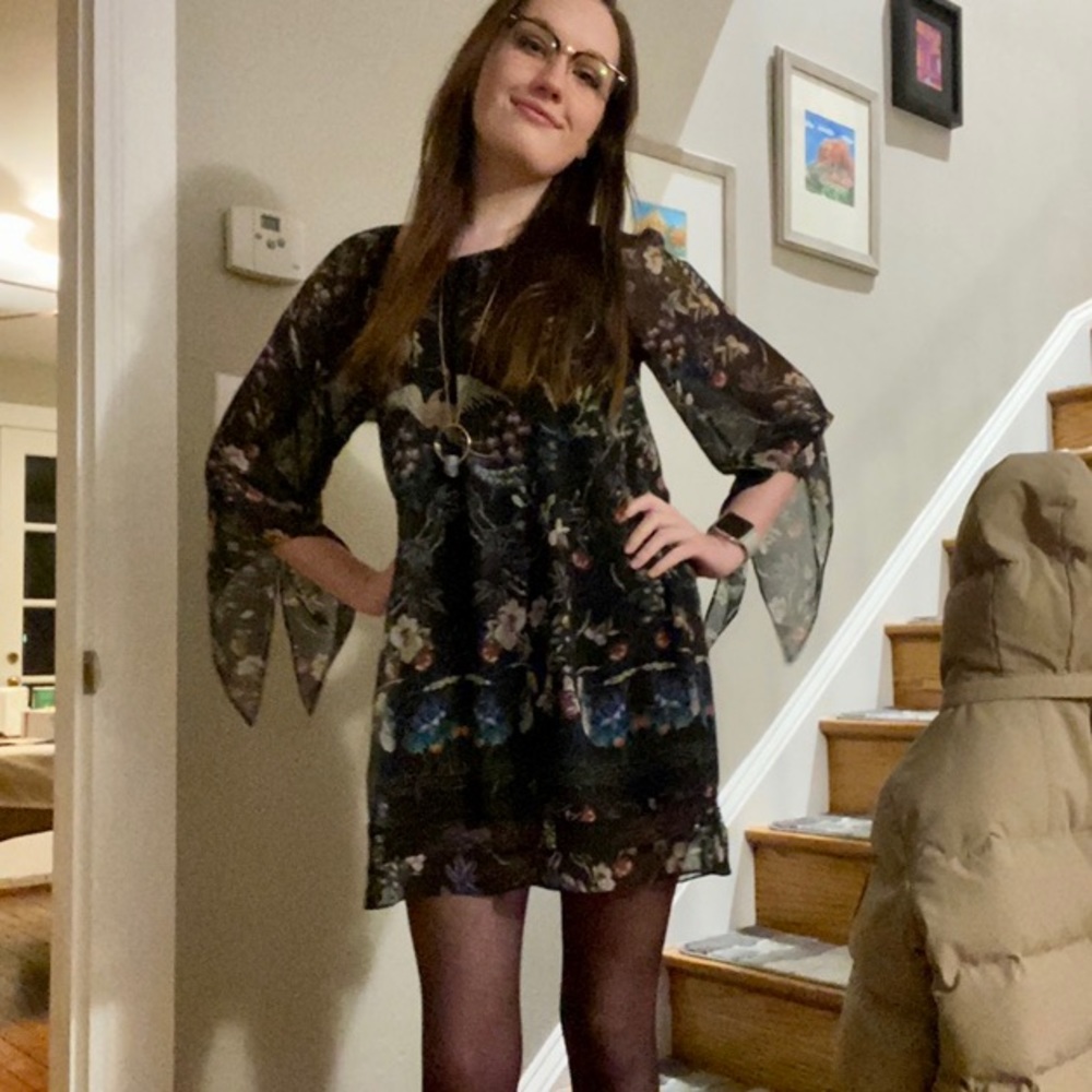 Alice and Olivia Botanical Dress